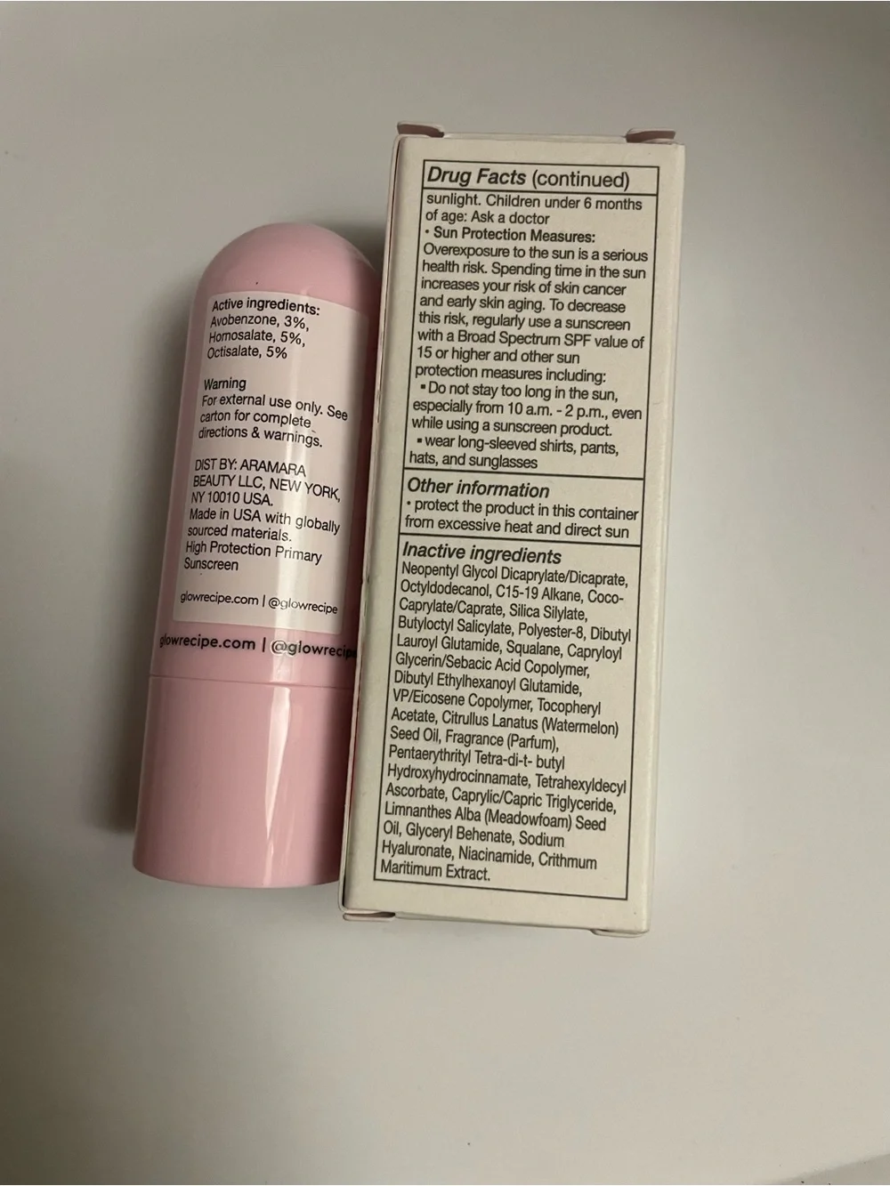Glow Recipe Watermelon Glow Dew Balm SPF 45 - exp 8/2026- NEW